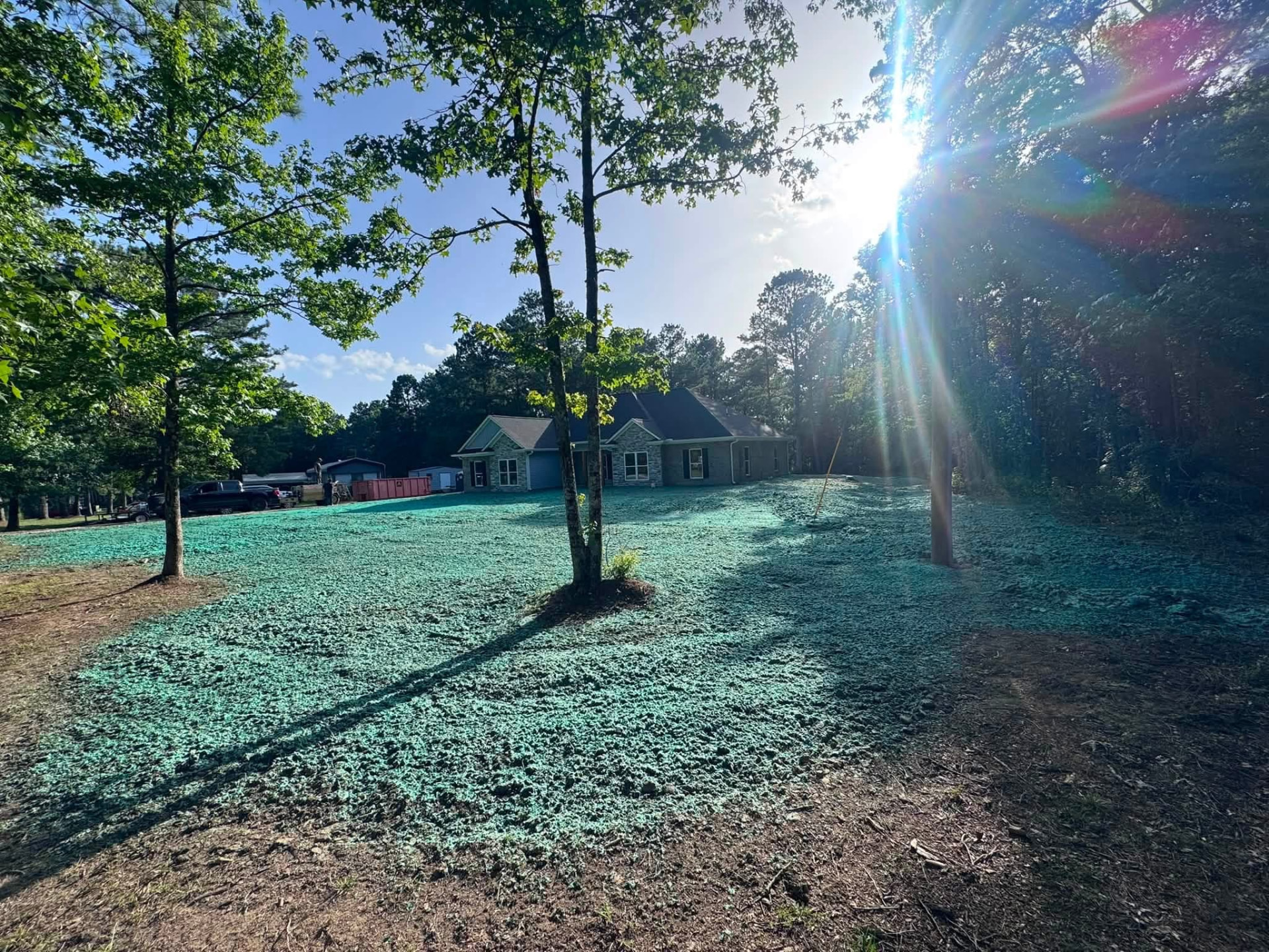 Deep South Hydroseeding job photo in Mississippi